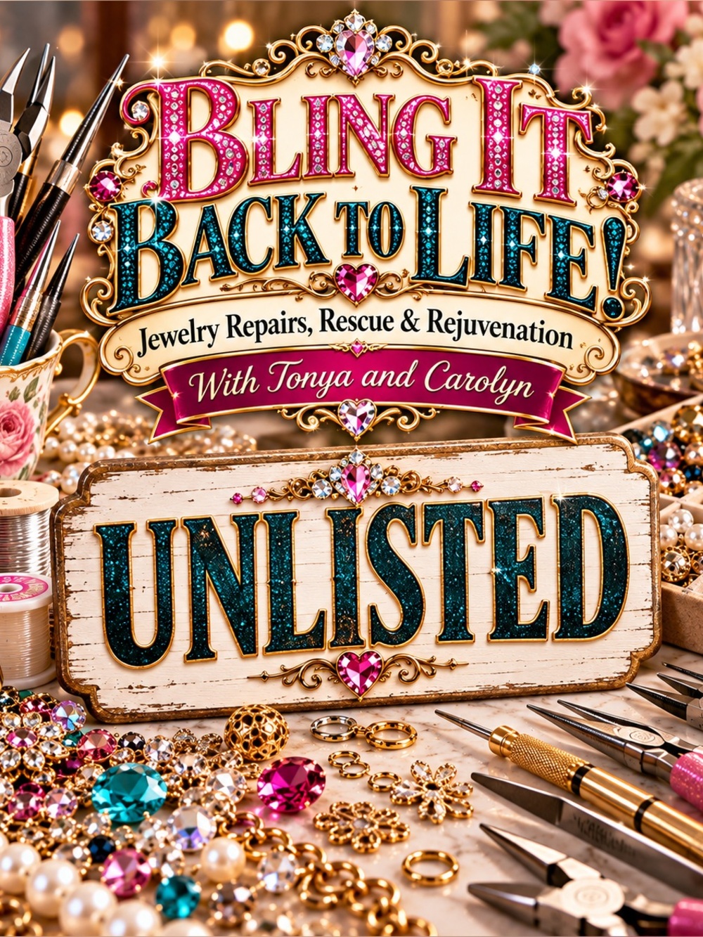 BLING IT BACK TO LIFE! Jewelry Repairs, Rescue & Rejuvenation

With GaGa & Tonya